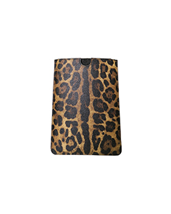 Dolce & Gabbana iPad Mini Cover, Canvas, Leopard Print, Box & DB